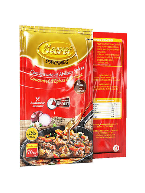 Secret en sachet (viande, poisson, poulet)